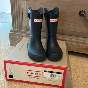 Hunter rain boots Navy